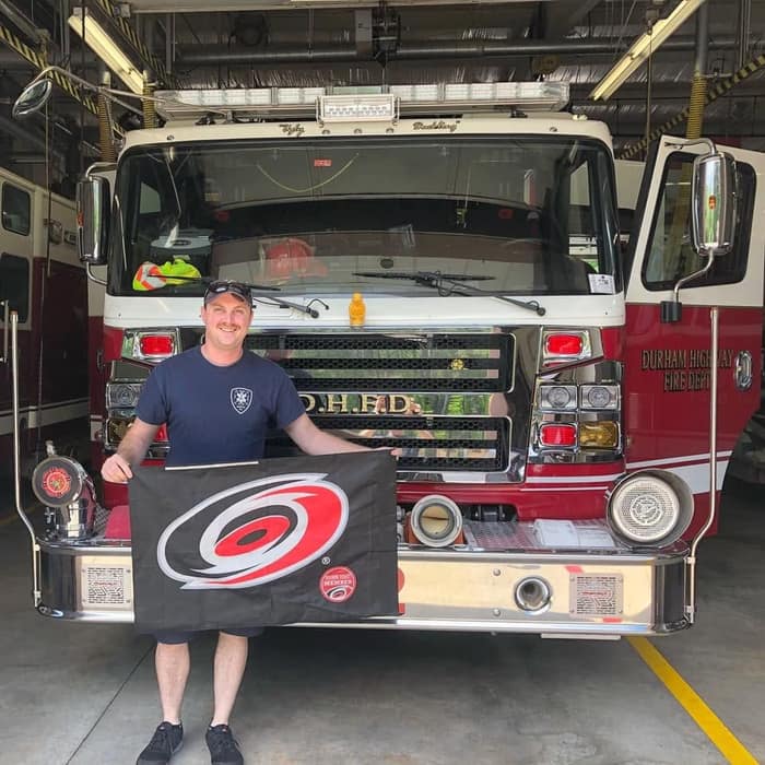 Nate Orlowski, Durham Highway firefighter